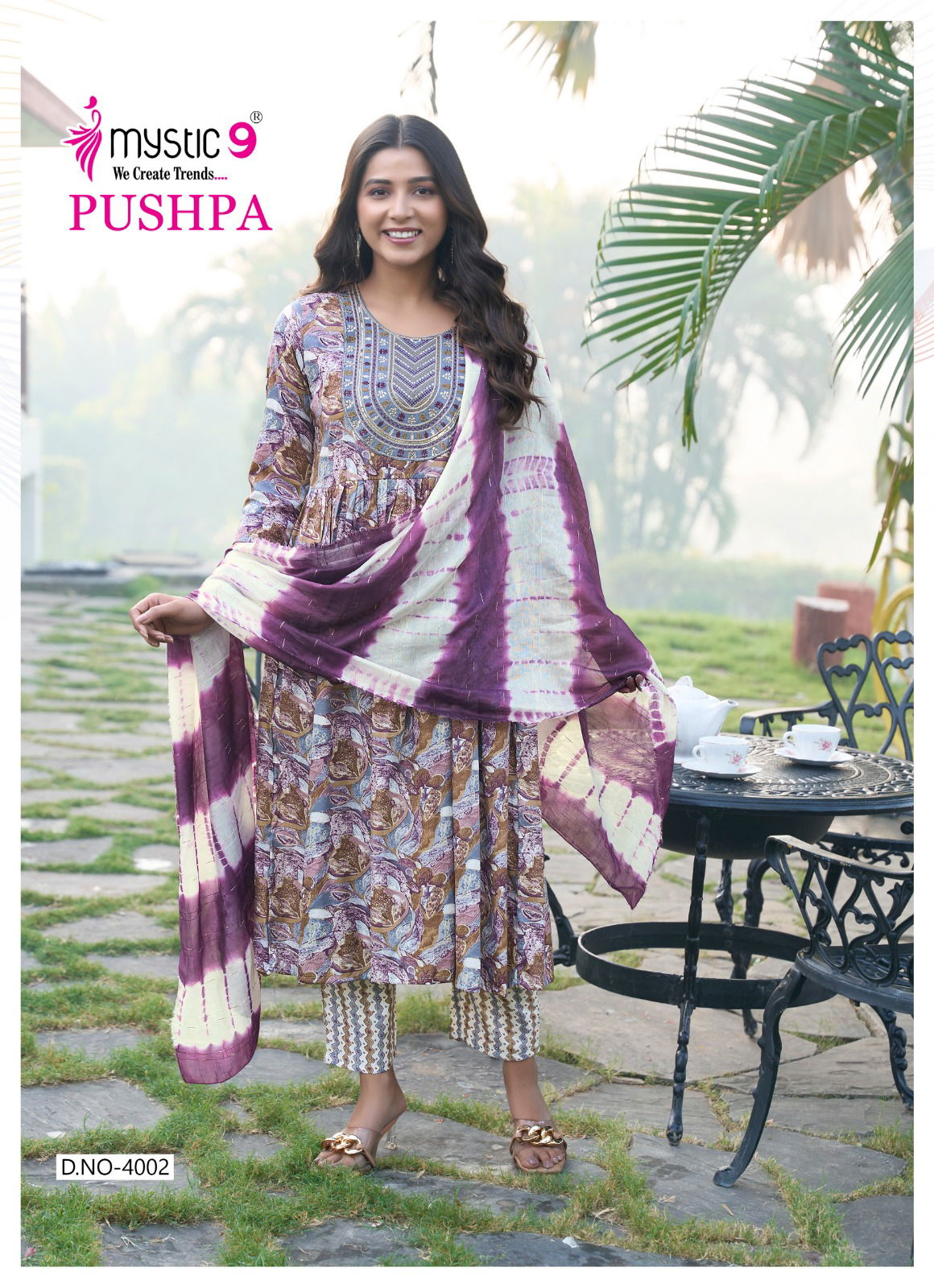  Pushpa Vol 4 Rayon by Mystic 9  Kurti Bottom With Dupatta Collection